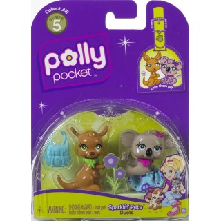 Mattel - P8766 - Polly Pocket - Poupée - Duo Amis Animaux Polly Pocket Amis Australiens