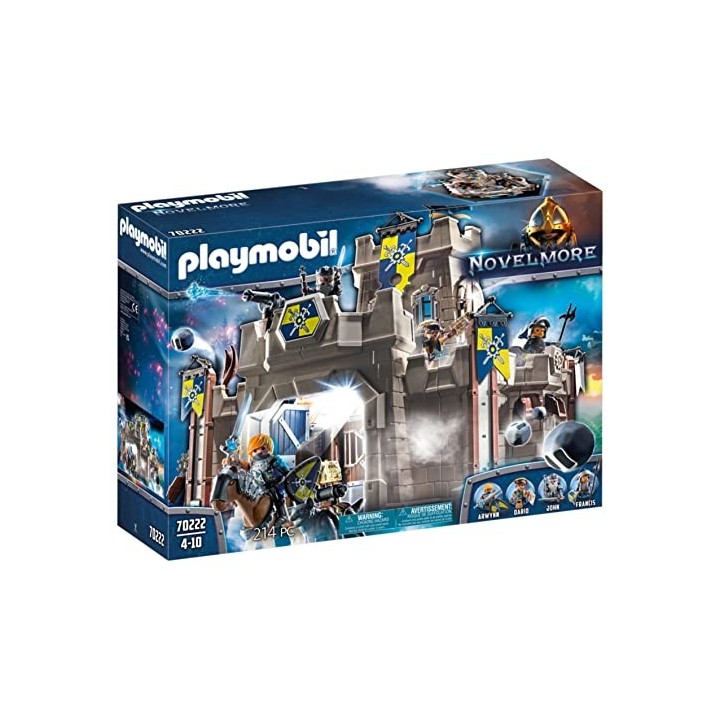 PLAYMOBIL 70222 Citadelle des Chevaliers Novelmore - chevaliers aventure
