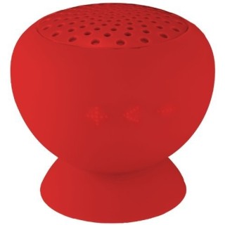 Qdos Q-BOPZ Enceinte ventouse Bluetooth Rouge