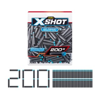 XSHOT- X-Shot Excel Sacs en Aluminium pour fléchettes Recharges Mousse, 36592, 200 Dart Foil Bags