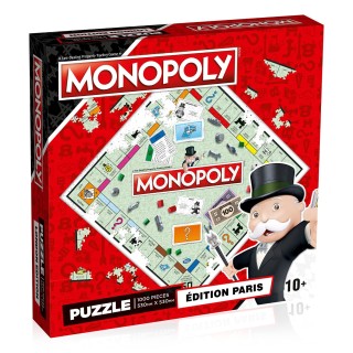 WINNING MOVES - PUZZLE MONOPOLY - Classique PARIS - 1000 pieces