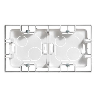 Legrand LEG96756 Cadre Saillie 2 postes éclat Niloe