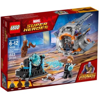 LEGO Marvel Super Heroes - À la Recherche du Marteau de Thor - 76102 - Jeu de Construction, Multicolore