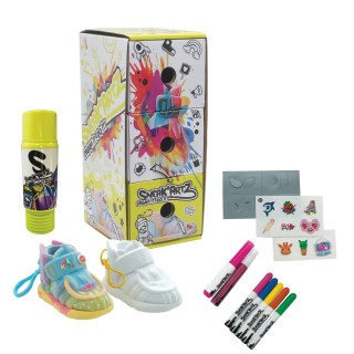 Splash Toys 32234 SNEAK'ARTZ Starter Set ASST Anis-Loisirs créatifs-Design et personnalise tes Baskets-Assortiment-Dès 5 Ans