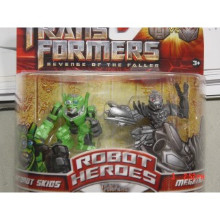 Hasbro - Transformers - 89893 - Figurine - Robot - Tra Movie 2 Robot Héros - Ratchet contre Barricade (recolorés)
