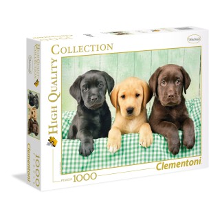 Clementoni - 39279.7 - Puzzle - Trois Labrador - 1000 pièces