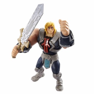 Musclor et Les Maîtres de l’Univers Figurine articulée Musclor inspirée de la série animée, avec fonction combat, jouet pour enf