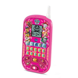 VTech – Pat Patrouille - Le Smartphone Éducatif Rose, Jouet Interactif – 3/7 Ans - Version FR, Enfant