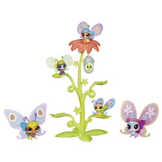 Littlest Petshop – Coffret de 6 Figurines Petshop - Ailes Multicolores