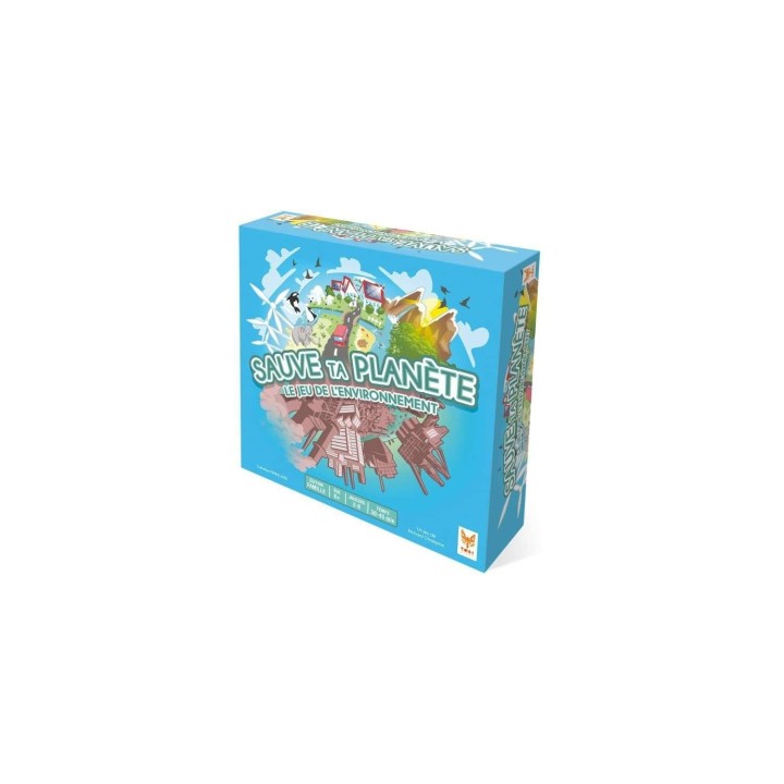 Topi Games - Sauve Ta Planète - Le jeu de l'environnement - Jeu de société - Jeu de plateau - Famille - A partir de 8ans et + [ 
