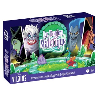 Shuffle - Disney Vilains - Le Donjon Maléfique - Jeu de société - Jeu de Plateau - A partir de 8 Ans - de 2 à 4 Joueurs, Large