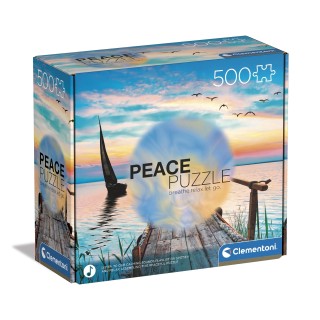 Clementoni Ful 500pzs Does Not Apply Peace Peaceful Wind 500 pièces, paysages, Puzzle Relaxant, Divertissement pour Adultes-fabr