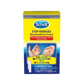 Scholl Traitement Stop Verrues Pieds/Mains Cryothérapie 80 ml