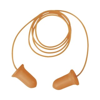 Delta Plus Protection auditive – Distributeur 200 bouchons en polyuréthane haute visibilité SNR 34dB Orange