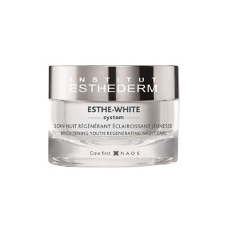Institut Esthederm - Esthe-White System - Soin Eclaircissant Réparateur Nuit - Régénérant - Repulpe et Atténue les Taches - Pot 