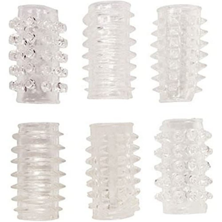 Glamy Pack de 6 Gaines de Pénis Doigts Chinois