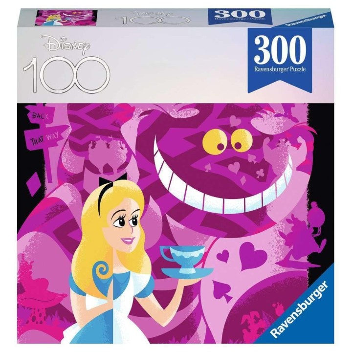 Ravensburger - Puzzle Adulte et Enfant - Puzzle 300 pièces Collector 100 ans Disney - Dès 8 ans - Alice - Puzzle de qualité prem