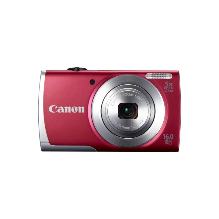 Canon PowerShot A2500 Appareil Photo numérique Compact 16 Mpix écran 2,7" Zoom Optique 5X Rouge