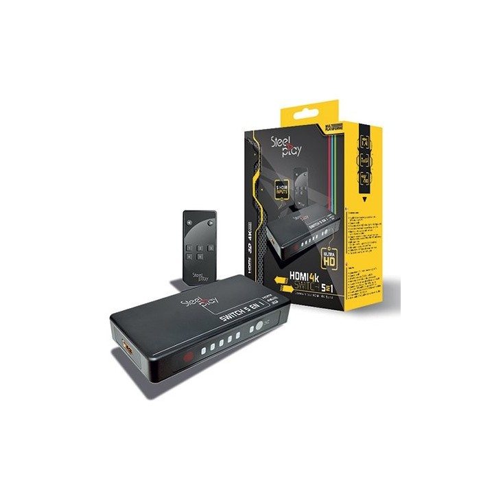 Steelplay - HDMI Switch 5 en 1 4k