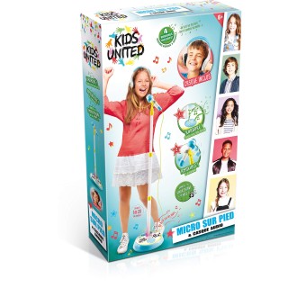 Canal Toys 007-ELECTRONIQUE-KIDS United-Micro et Casque, UKC 007, Rouge Pourpre