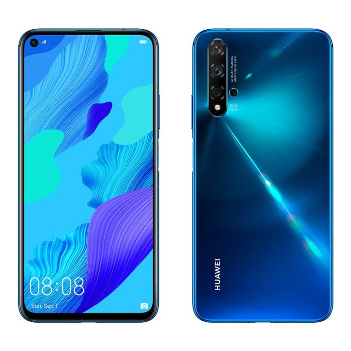 Huawei Nova 5T Smartphone débloqué 4G (6,26 pouces - 128Go ROM - Double Nano-SIM - Android) Bleu
