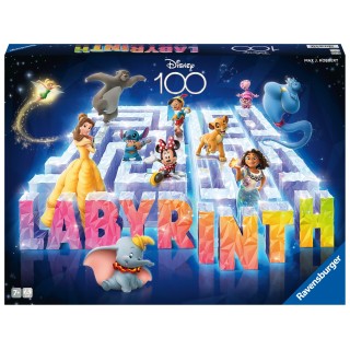 Ravensburger - Le Grand Classique des Jeux de société - Labyrinthe Disney 100ème anniversaire - Jeu de plateau - Jeu de réflexio