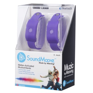 SoundMoovz – Bracelet Music by Moving pour créer et Composer des Sons et de la Musique Violet