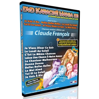 DVD Karaoké Mania Vol.03 "Claude François"