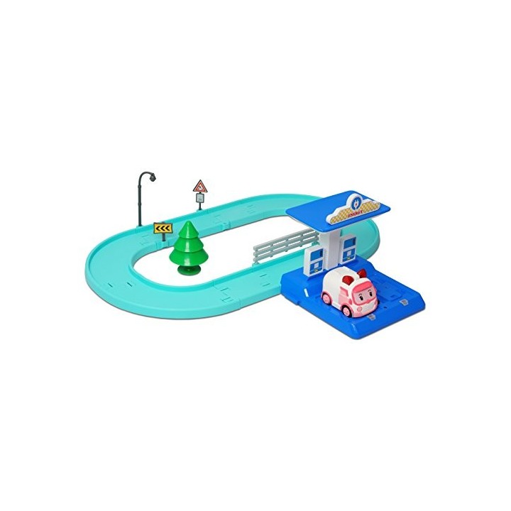 Poli - 83271 - Véhicule Intelligent Ambre Et Sa Station De Recharge Robocar