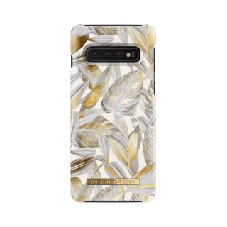 IDEAL OF SWEDEN Coque de protection pour Samsung Galaxy S10 (Printemps/été 2019) (feuilles de platine)