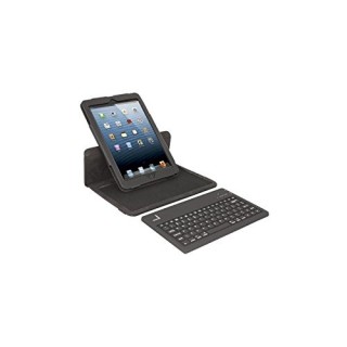 Urban Factory SKI78UF Pack de Etui Folio en Feutrine/Silicone pour iPad Mini 7,8" Noir + Clavier Bluetooth