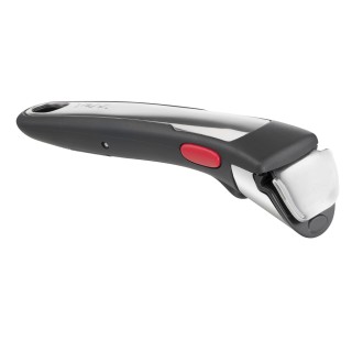 Tefal Ingenio Poignée amovible Premium noire, Empilable, Verrouillage sécurité 3 points, Supporte jusqu'à 10 kg, Garantie 10 ans