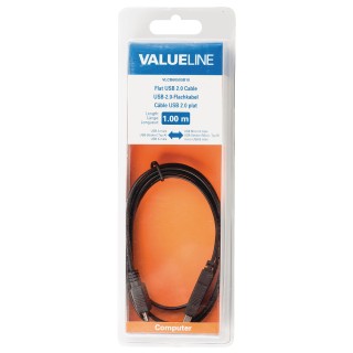 Valueline VLCB60505B10 Câble USB 2.0 1 m Noir