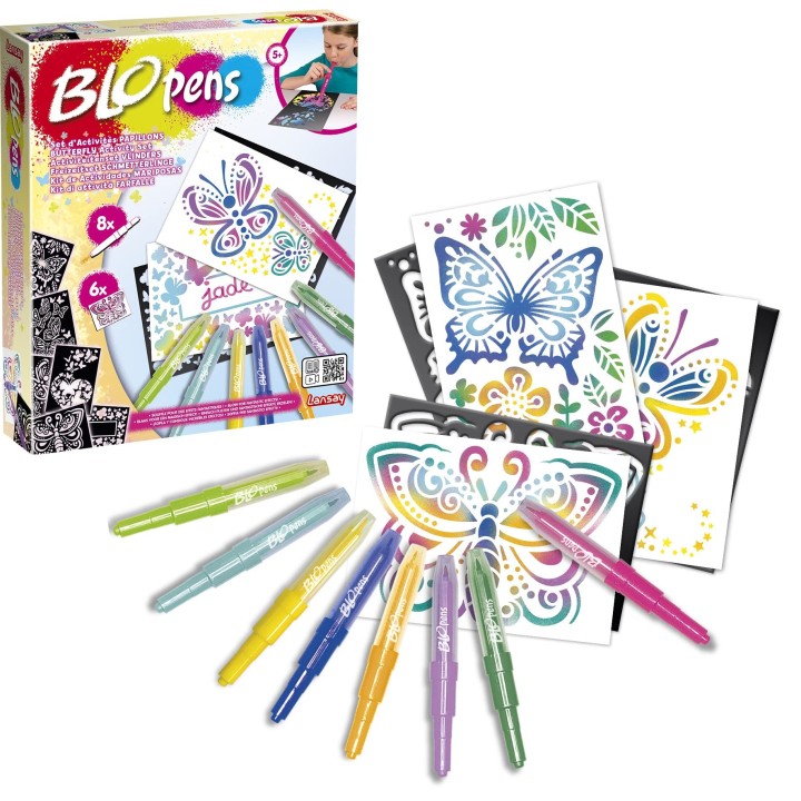 Blopens - Set d'Activités Papillons - Dessins et Coloriages - Dès 5 ans - Lansay