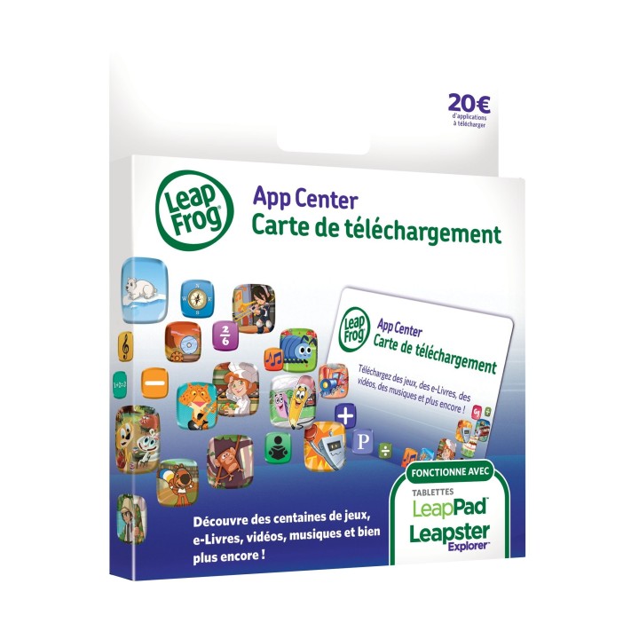 Leapfrog - 88600 - Jeu Éducatif - LeapPad/ LeapPad 2/ Leapster Explorer Nouvelle Cartes de Téléchargement
