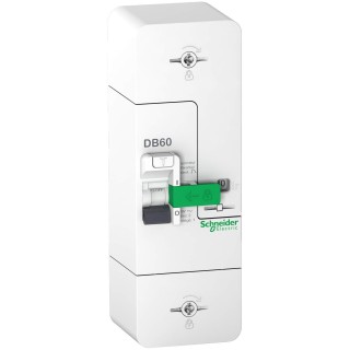 Schneider Electric - Resi9 DB60 - Disjoncteur Branchement - 1P+N - 15/30/45A 500mA - selectif - R9FS645