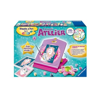 Ravensburger – Fantastic' Atelier Numéro d'Art – Loisir créatif – Coffret peinture par numéros – Activité détente et créative – 