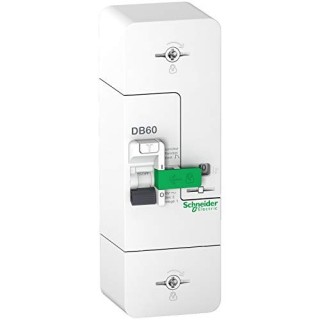 Schneider Electric - Resi9 DB60 - Disjoncteur Branchement - 1P+N - 15/30/45A 500mA - selectif - R9FS645
