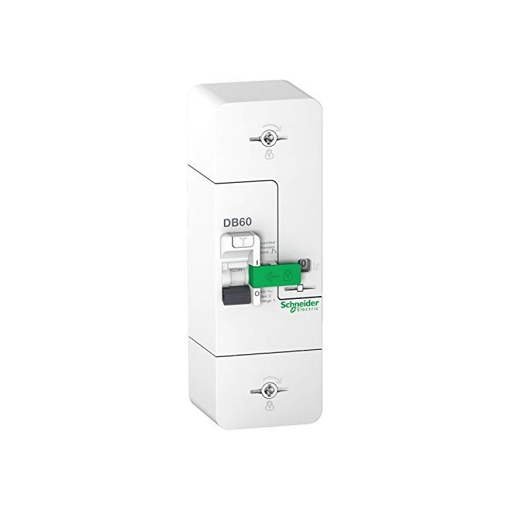 Schneider Electric - Resi9 DB60 - Disjoncteur Branchement - 1P+N - 15/30/45A 500mA - selectif - R9FS645