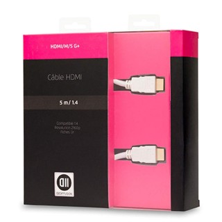 D2 Diffusion D2HDMI500B Câble HDMI 5 m Noir