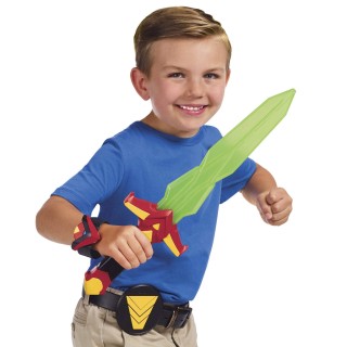 Power Players, Axel Sword, Epée d'Axel dans la série, Arme avec Médaille, Jouet pour enfants dès 4 ans, PWW041