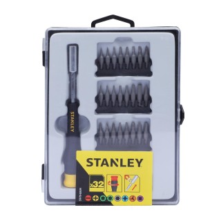 STANLEY Tournevis Micro Embouts 7 Ventes Plus 3 Phillips Plus 7 Hexagonal Plus 8 Torx Plus 2 Pozidriv Plus 3 Ttorx Plus 3 Triwin