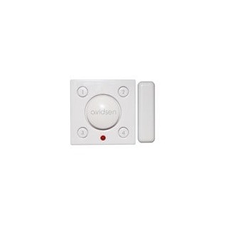 Mini alarme solaire à détection de vibration et ouverture Avidsen