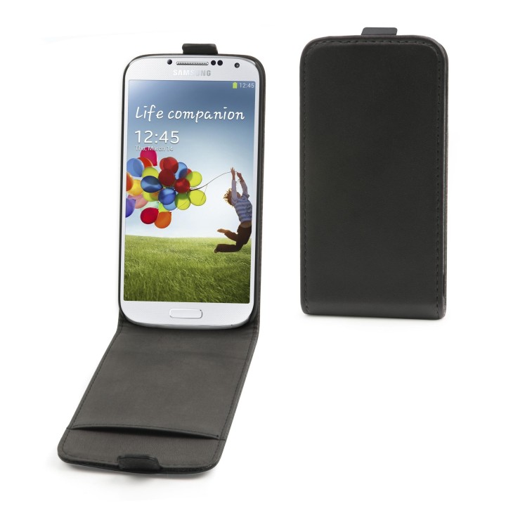 Muvit Slim S Etui Folio pour Samsung Galaxy S4 Noir