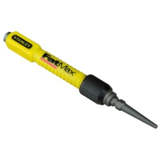 Stanley 1-58-501 Chasse-Clous Interchangeables Gamme FatMax - Poignée Bi Matière Pour Plus De Confort - 2 Chasse-Clous En 1