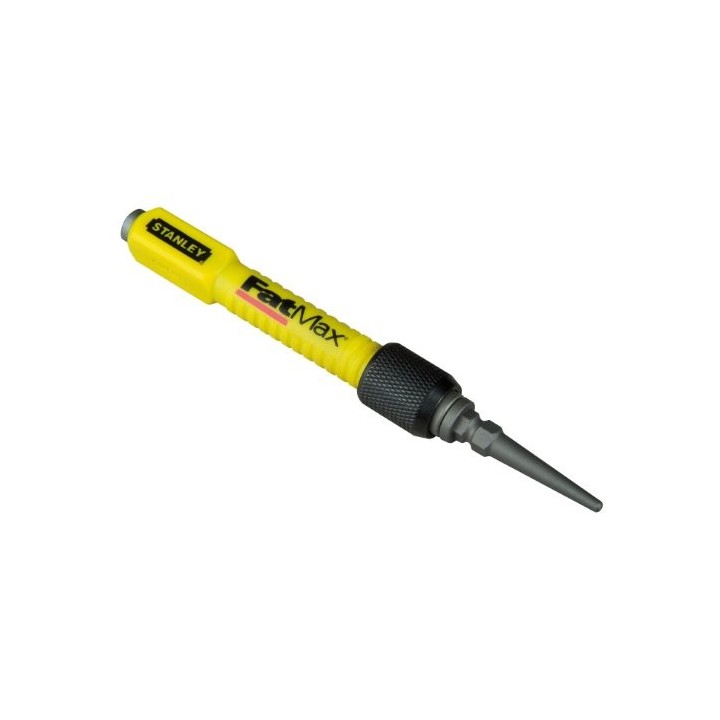 Stanley 1-58-501 Chasse-Clous Interchangeables Gamme FatMax - Poignée Bi Matière Pour Plus De Confort - 2 Chasse-Clous En 1