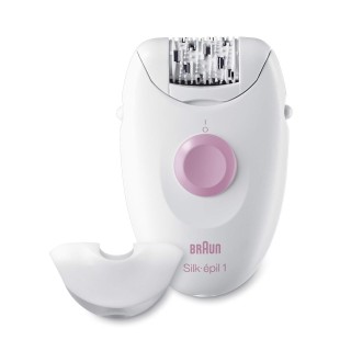 Braun Silk-épil 1 Depilatore Donna, Epilatore Elettrico Donna con 20 Pinzette Soft-Lift, Delicato ed Efficace, Aree Sensibili, P