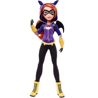 DC Super Hero Girls Poupée articulée Batgirl de 30 cm rousse, avec tenue en tissu et carte d'identité, jouet enfant, DLT64