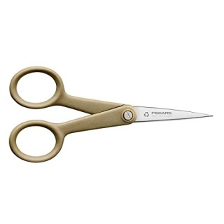 Fiskars Ciseaux de Bricolage ReNew, Longueur : 12 cm, Acier inoxydable/plastique recyclé, En matériaux 100% recyclables, 1062547