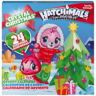 Hatchimals CollEGGtibles – Calendrier de l'avent avec Personnages exclusifs et Accessoires en Papier, à partir de 5 Ans